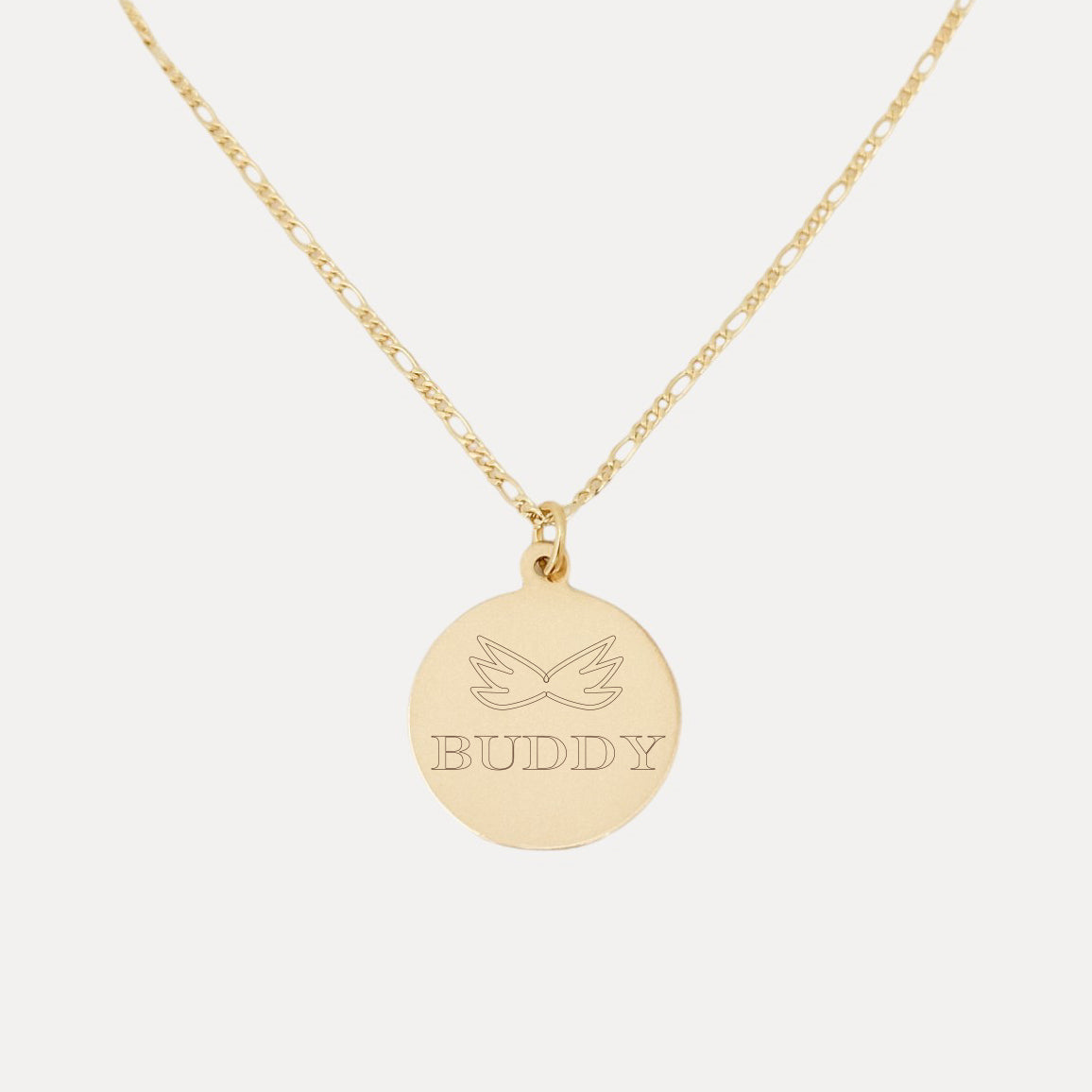 Angel Wings Name Necklace - Medium