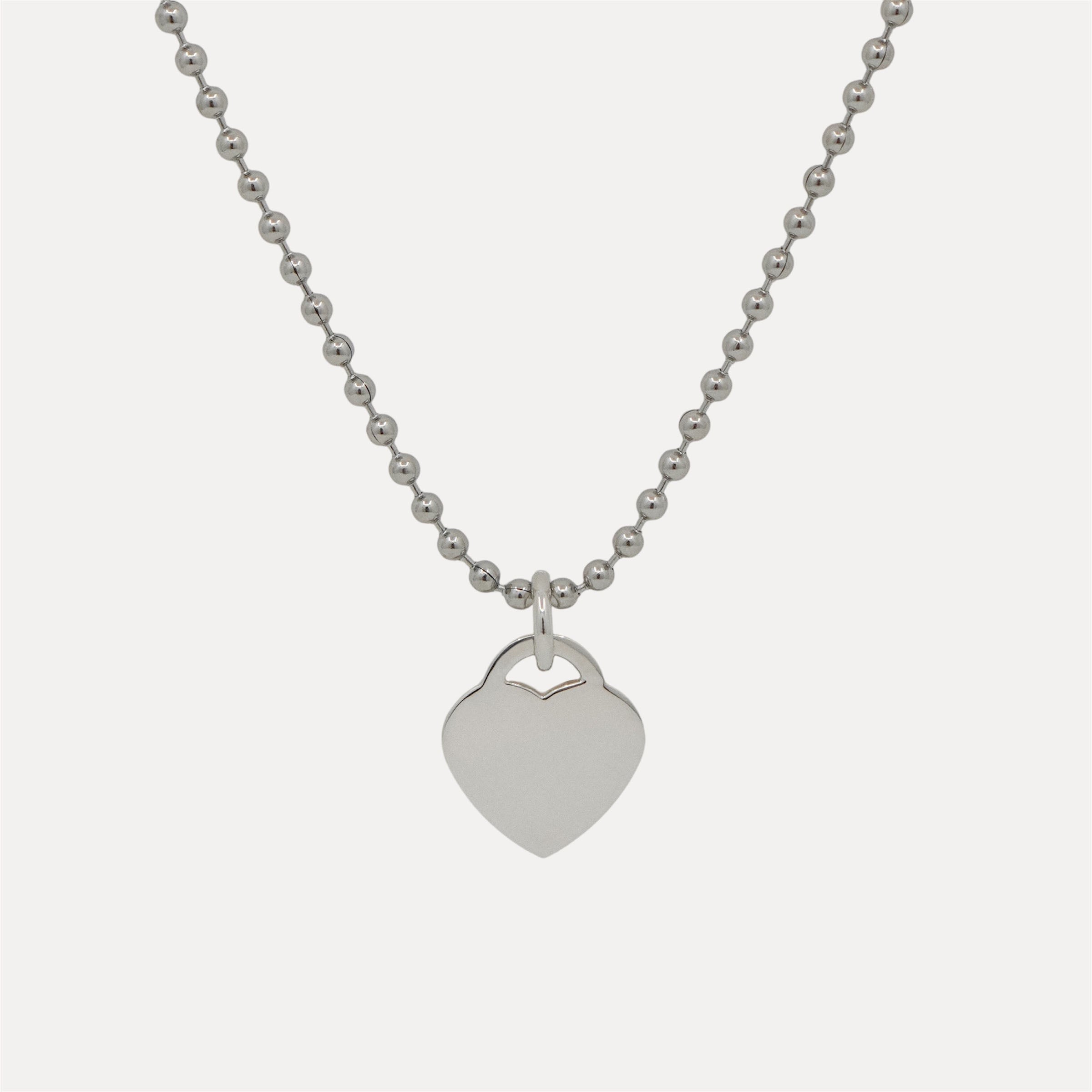 Personalized Heart Pendant Necklace