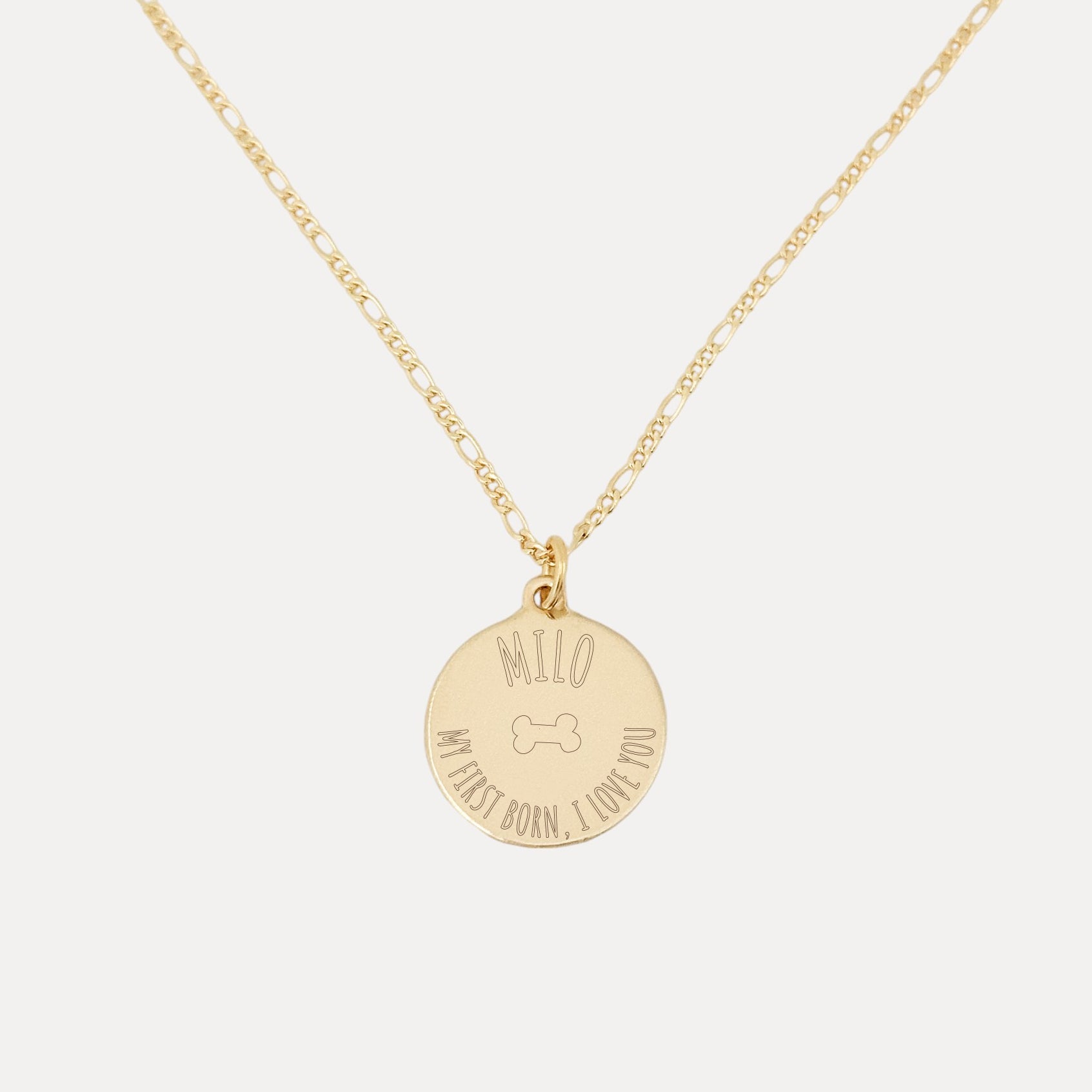 Name + Message Necklace - Small