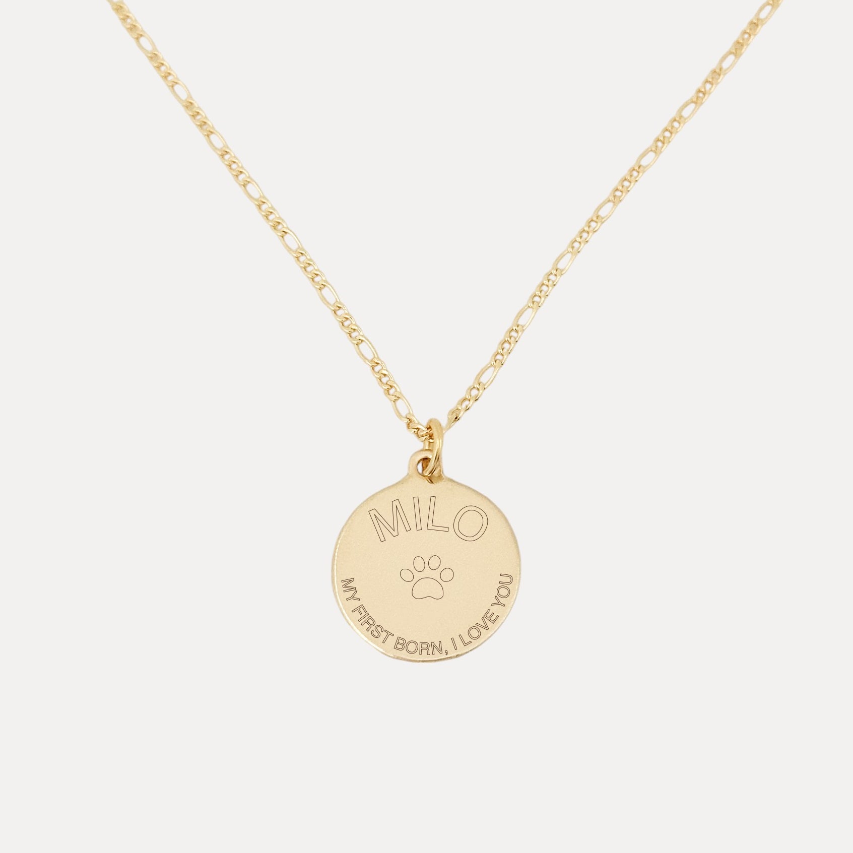 Name + Message Necklace - Small