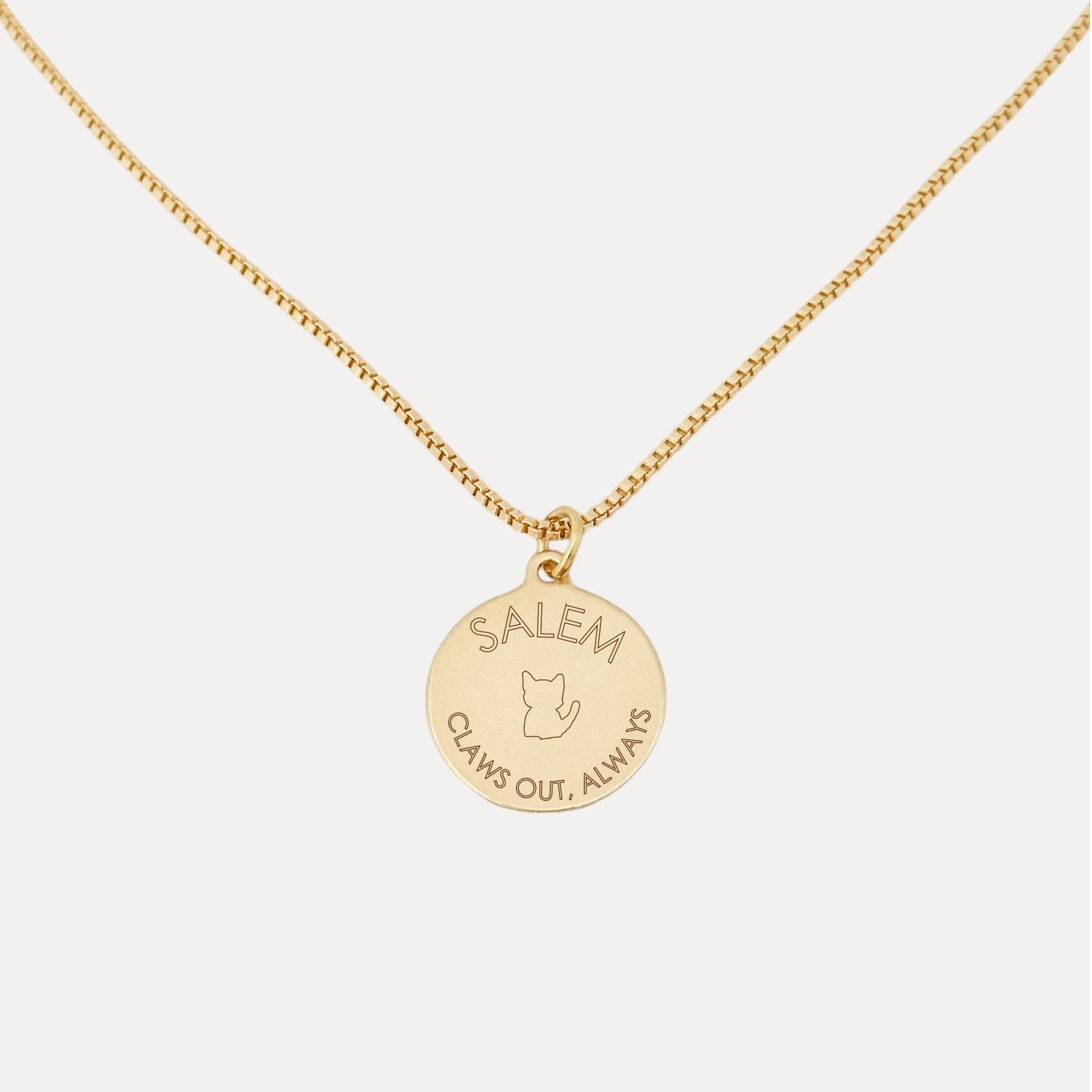 Name + Message Necklace - Small