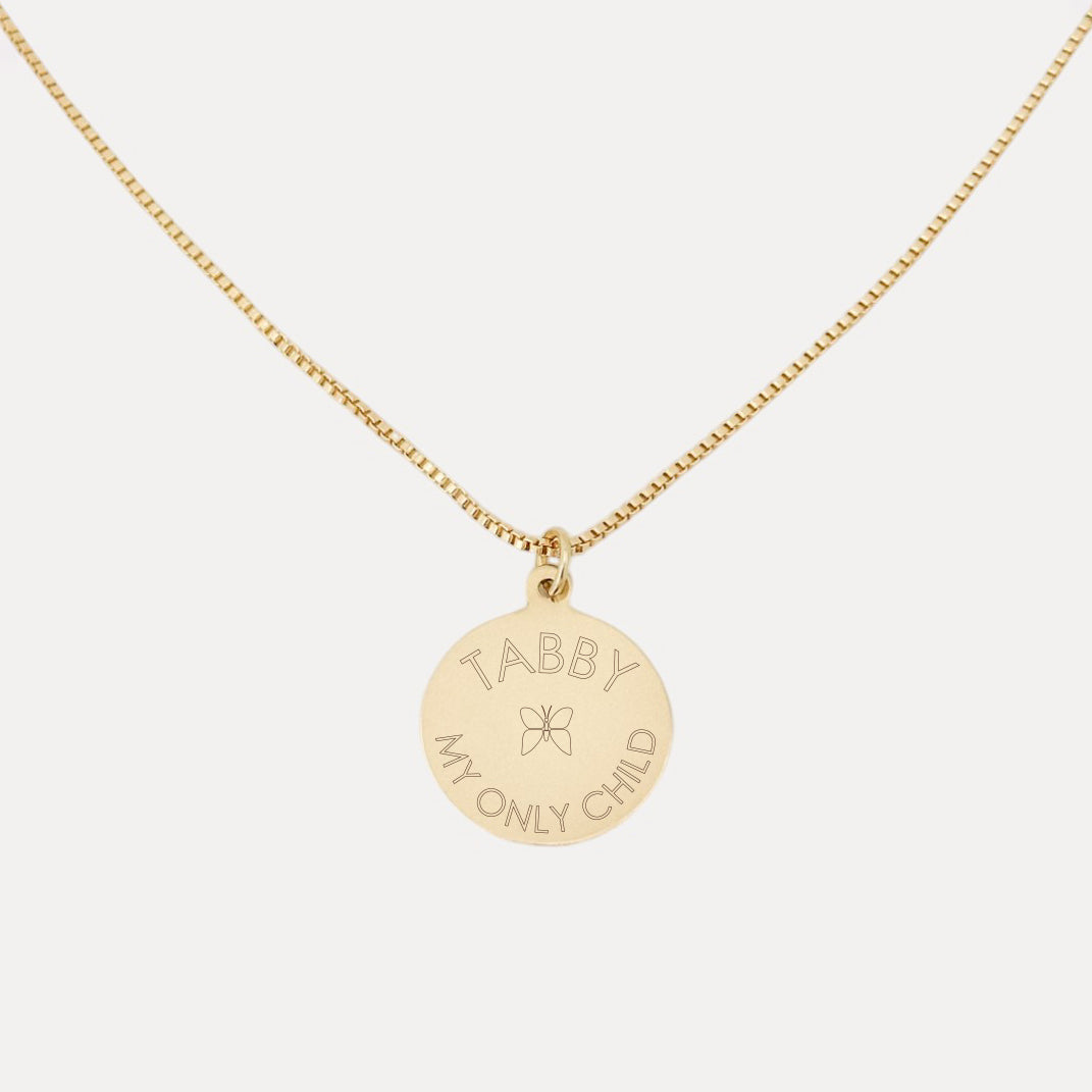 Name + Message Necklace - Medium