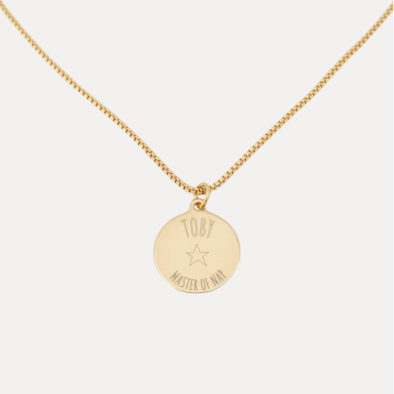 Name + Message Necklace - Small