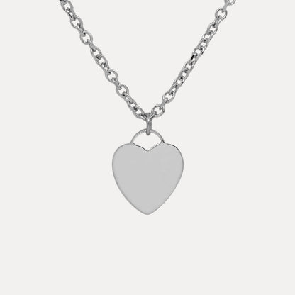 Custom Pet Portrait Heart Necklace